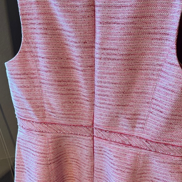 White House Black Market Pink Textured Midi Dress - Picture 5 of 5